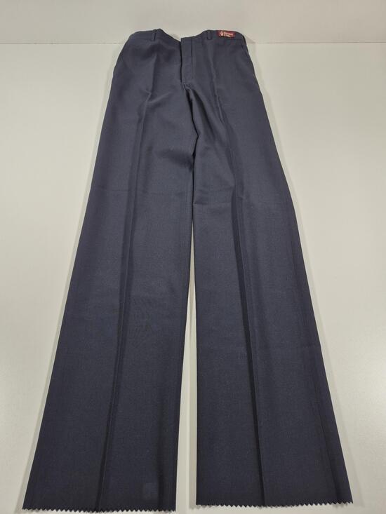 Racquet Club Other - VTG Racquet Club Dress Pants Mens 30x36 Blue Wool Poly Flat Front Unhemmed NWT